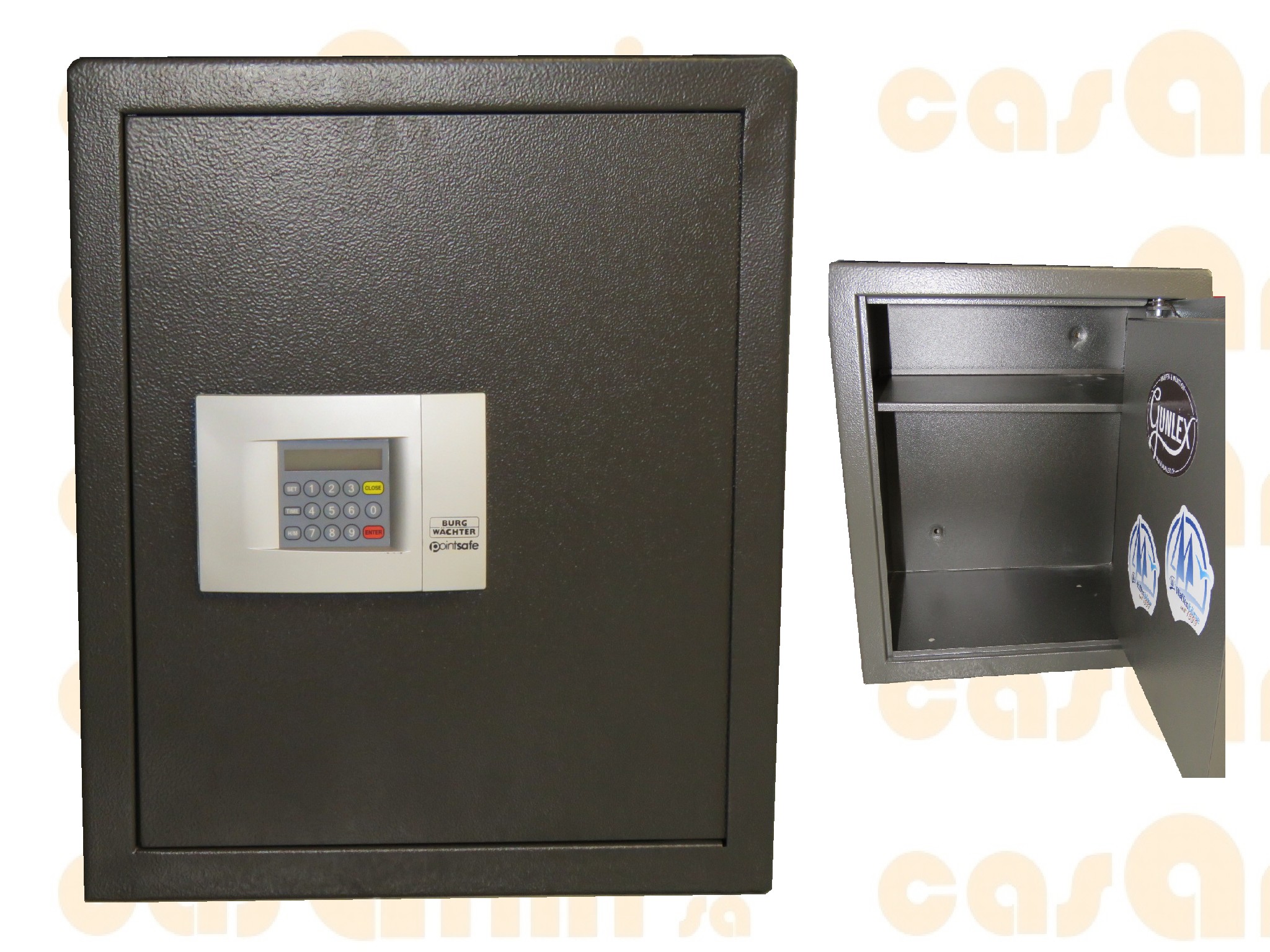  per armi corte 50.5x41.5x35 (H/L/P) - apertura con chiave. Chiusura elettronica non funzionante 